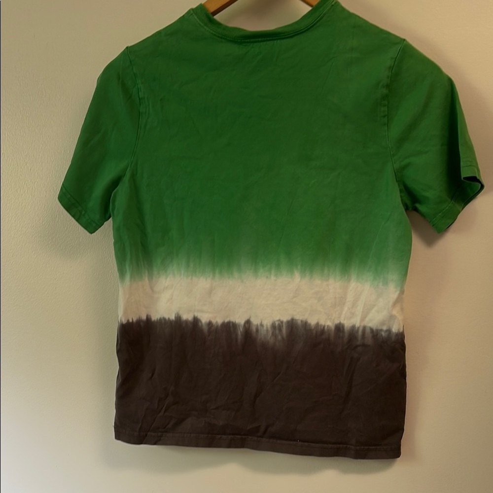 Green and Brown Tie-Dye T-Shirt - Picture 6 of 7